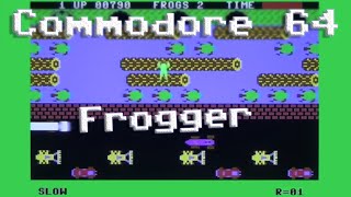 CC64 playing "Frogger" (1983). Game #068.