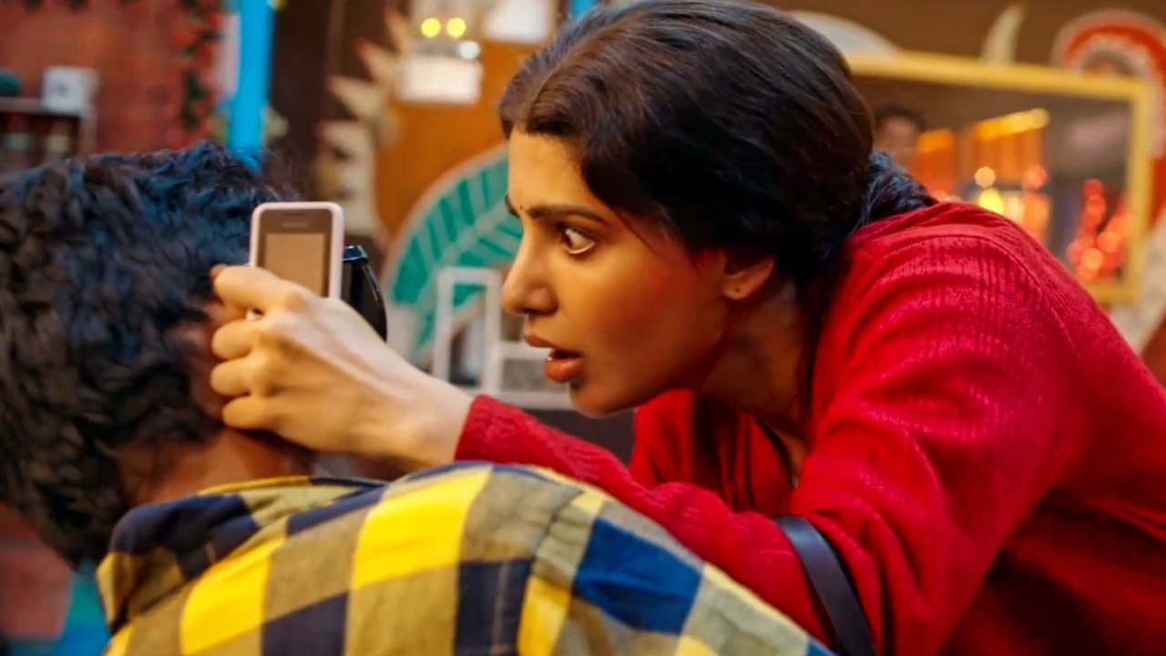 सामंथा इस आदमी की आंखों में देखकर डर गयी | Oh Baby Movie Scene