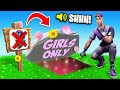 I Went UNDERCOVER In A GIRLS ONLY Tournament Fortnite