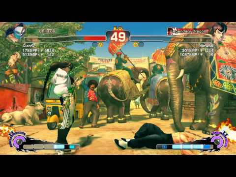 SSF4 AE PC - GianSP (Vega) vs diewBR (Fei Long) - 720p HD