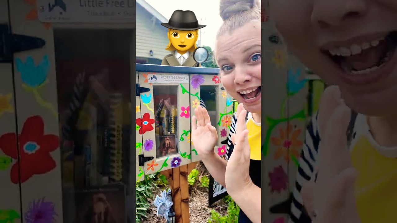 Hiding Kylee's book, Space Activities for Kids, in Little Free Libraries! 🔎📒