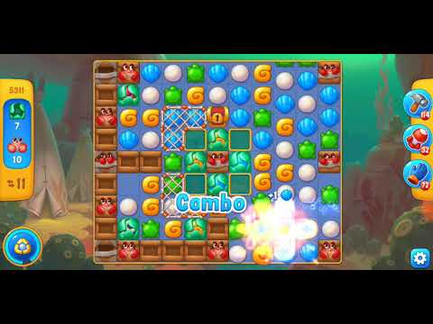 Fishdom. 5311 level no boosters and diamonds