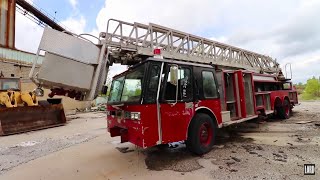 Found Abandoned Fire Truck at Defunct Brick Plant