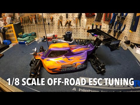 1/8 Scale Off-Road ESC Tuning