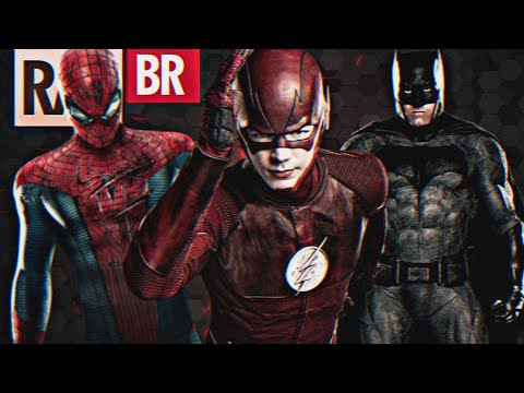 Rap do Flash, Batman, Homem Aranha | A Responsabilidade de um Grande Herói | Rap Serie 08 | Lexclash