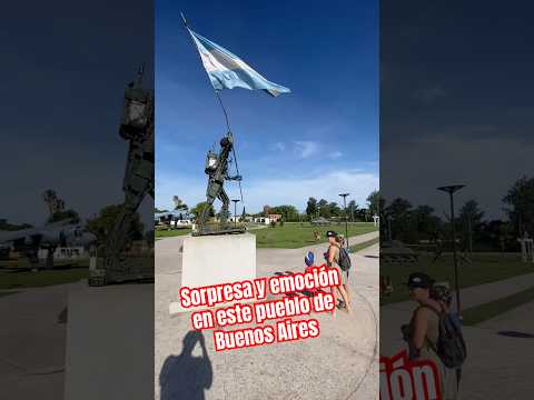 emocionados y sorprendidos con esta escultura en el pueblo de Navarro BUENOS AIRES #motorhome