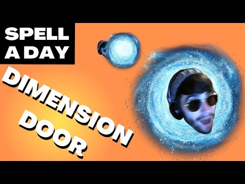 DIMENSION DOOR | Best Teleport Spell - Spell A Day D&D 5E +1