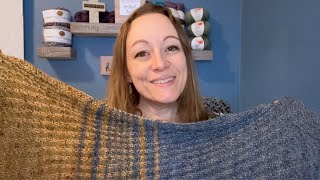 Knit Shawl, NEW Crochet Project, and Life Update!
