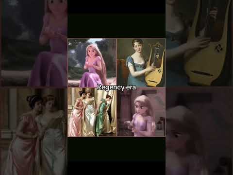 The Eras in which Disney Princesses lived #history #disney #princess #disneyprincess #art #history