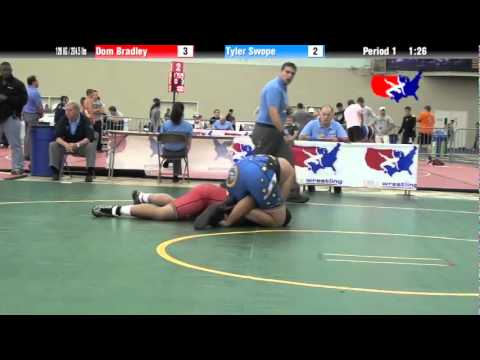 University Nat`ls FS  120 kg: Dom Bradley vs. Tyler Swope