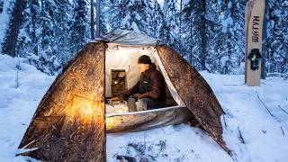 WINTER SURVIVAL in the DEEPEST SNOW ever!