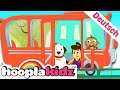 Räder Auf Dem Roten Bus Und Mehr Kinderlieder Wheels On The Bus German HooplaKidz Deutsch