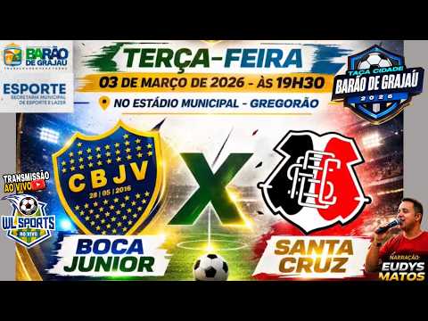 TAÇA CIDADE BARÃO DE GRAJAU 2026 -  SEGUNDO DIA.