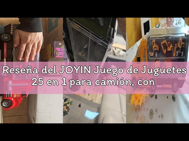 Vídeo relacionado con JOYIN Juego de Juguetes de vehículos Militares de 14 en 1 con Soldado, Mini Juguete de Coche de Batalla en camión Portador con Luces y Sonidos, Regalos de cumpleaños para niños Mayores de 3 años