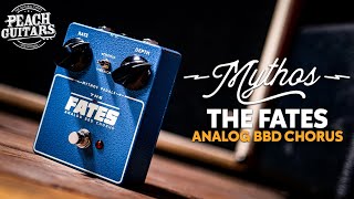 Video thumbnail for Let's Test The Mythos "The Fates" Chorus! | Here's 6 AWESOME Tones You Need To Try! by Peach Guitars