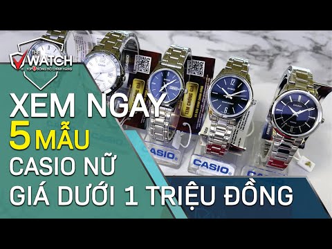 [Xem Ngay] 5 Mẫu Đồng Hồ Casio Nữ Chính Hãng Giá Dưới 1 Triệu Đồng | Đồng Hồ The Watch