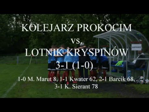 Kolejarz Prokocim  - Lotnik Kryspinow 3-1 (1-0) - 14 maja 2016