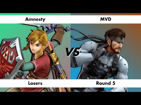 Amnesty (Link) vs MVD (Snake) - ROK Esports Smash Ultimate #111 Losers Round 5