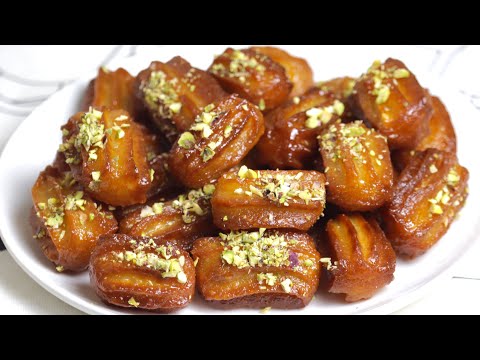 Turkish tulumba recipe | crispy, juicy and easy to make Turkish dessert recipe l tulumba recipe
