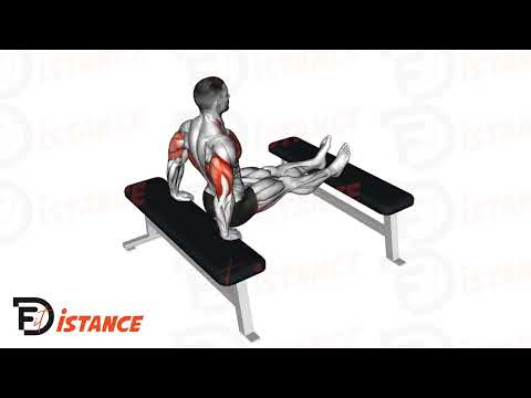 Exercice Dips pieds sureleves