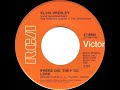 1971 HITS ARCHIVE: Where Did They Go, Lord - Elvis Presley (mono 45)