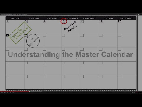 Creating The Master Calendar