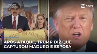 Após ataques na Venezuela, Trump anuncia captura de Maduro | #NewsSabado