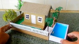 Mini Cardboard House For Kids #112 | Easy Crafts Project