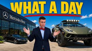 A Day in the Showroom: Mercedes GLC & A Surprise Lamborghini