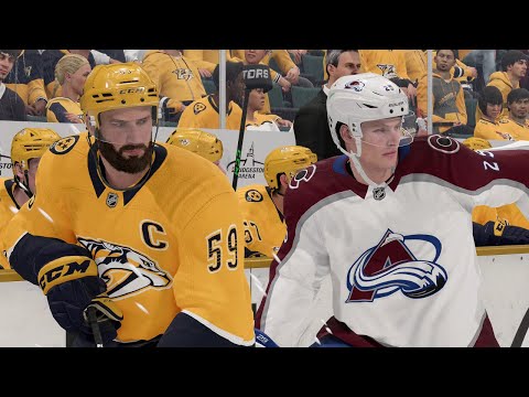 Colorado Avalanche vs Nashville Predators - NHL Playoffs 5/9/2022 Full Game 4 Highlights - NHL 22