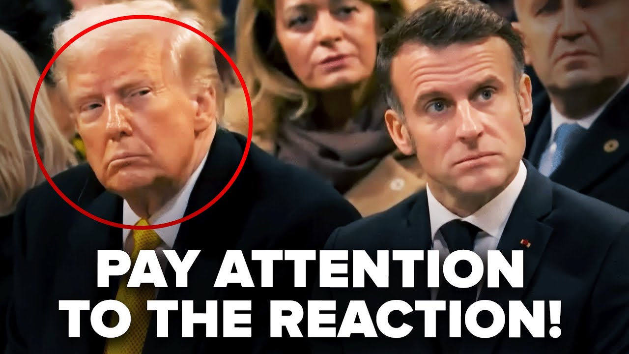 🤯Check out TRUMP's reaction! This musical piece amazed everyone at the Notre Dame opening!