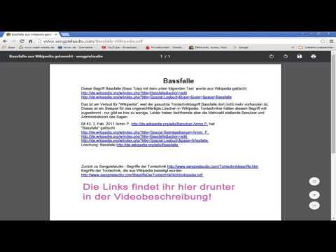 Bassfalle und andere Tontechnik-Begriffe auf wikipedia gelöscht!