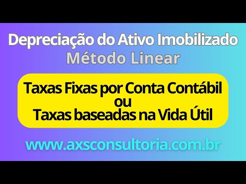 Depreciação Contábil Linear - Taxas da Receita Federal ou Vida Útil? Avaliação Patrimonial Inventario Patrimonial Controle Patrimonial Controle Ativo