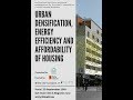 urban densification energy efficiency and affordability of housing