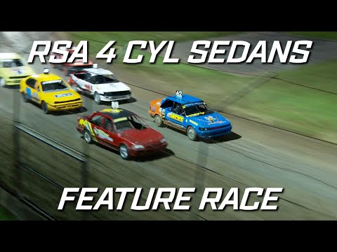 RSA 4 Cylinder Sedans: A-Main - Lismore Speedway - 15.01.2022