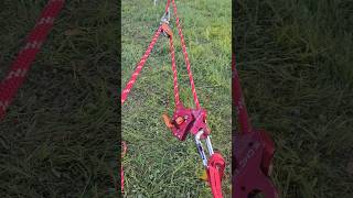 3:1 Mechanical Advantage system using the CMC MPD #cmc #rope #rescue