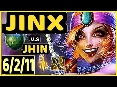 COMP (JINX) vs JHIN - 6/2/11 KDA BOTTOM ADC CHALLENGER GAMEPLAY - EUW