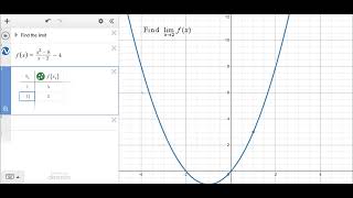 M180 2.2 Find a limit with Desmos