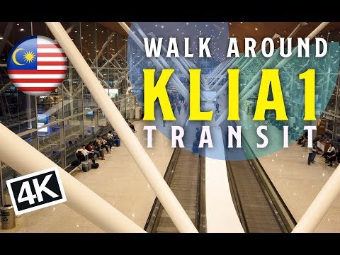 [4K]Walk Around KLIA1 - Transit in Kuala Lumpur Airport [Malaysia]