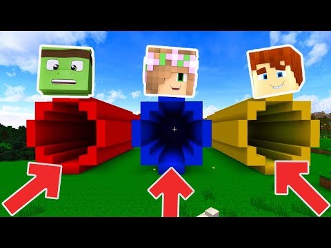 LittleKellyPlayz - DON'T CHOOSE THE WRONG TUNNEL! Scary Challenge | Minecraft Little Kelly