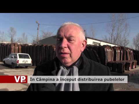 În Câmpina a început distribuirea pubelelor