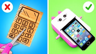 CUTE CARDBOARD CRAFTS || Cool Parenting Hacks And Awesome DIY Ideas and Hacks By 123 GO! GOLD