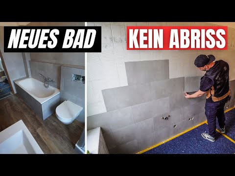 The easiest BATHROOM RENOVATION in the world 🤩 NEVER lay tiles again?