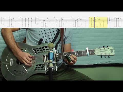 Deep River Blues OPEN D bottleneck lesson