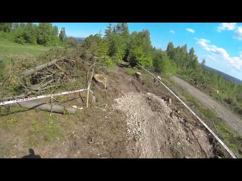 Lapierre Downhill Cup 1st race - 1st run. (Fail!)