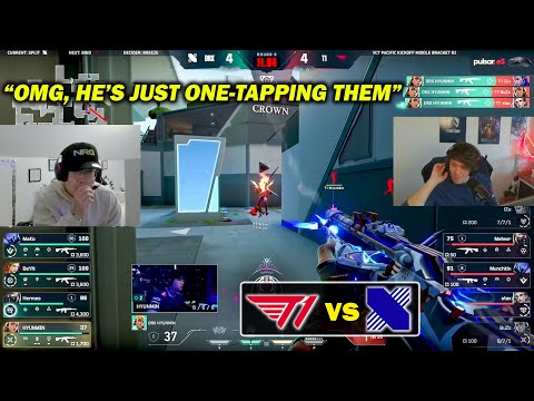 Shanks & Sliggy React to UNBELIEVABLE Plays from T1 vs DRX | VCT Pacific