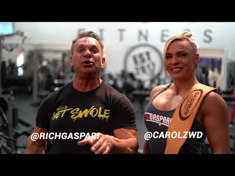 Rich Gaspari leads Elite Athlete Carol through KILLER hamstring workout