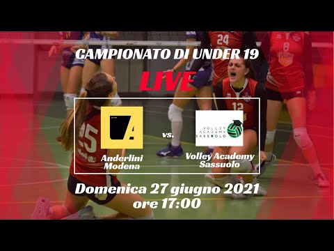Finale U19 ER Moma Anderlini Modena VS Volley Academy Sassuolo