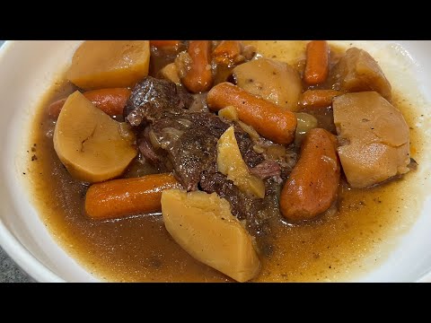 Join me while I make a quick pot roast. 