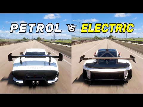 Forza Horizon 5 Speed Battle - 2019 Porsche 935 vs 2022 Porsche Mission R (Petrol vs Electric)